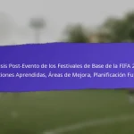 Contribuciones de Voluntarios en los Festivales de Base de la FIFA 2025: Roles, Impacto, Reconocimiento